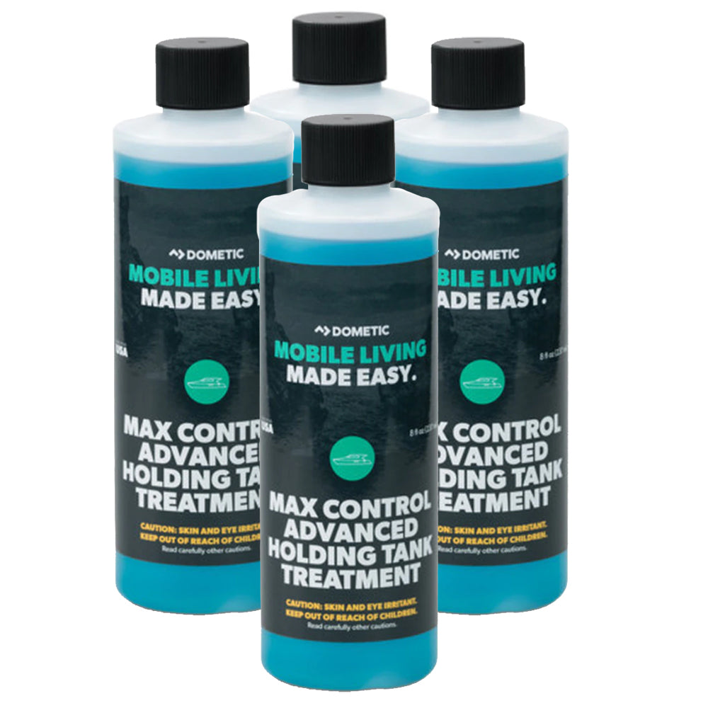 Dometic Max Control Holding Tank Deodorant  Four 4 Pack of 8oz Bottles 379700029